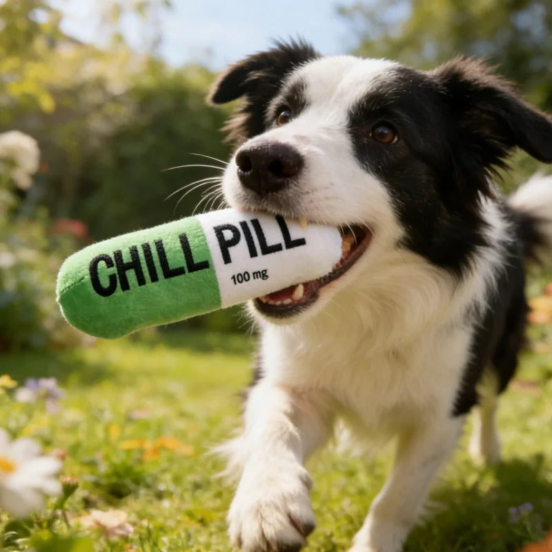 Plush Capsule Toy With Squeaker
