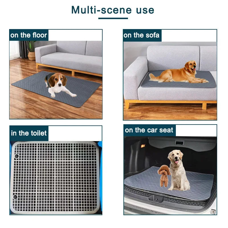 Dog Pee Pad Blanket, Reusable Absorbent