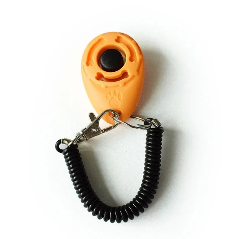 2 in 1 Dog Training Clicker w/ Adjustable Wrist Strap