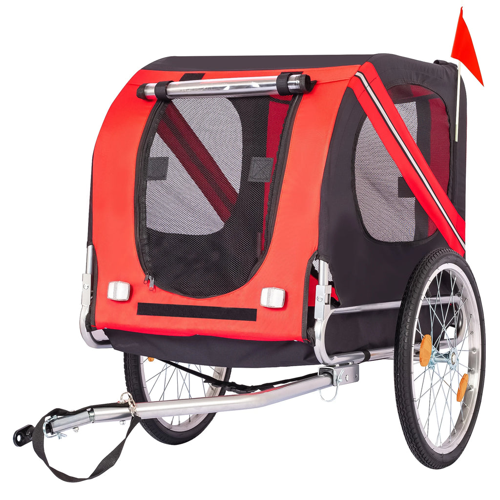 Steel Dog Bike Trailer w/ Universal Coupler