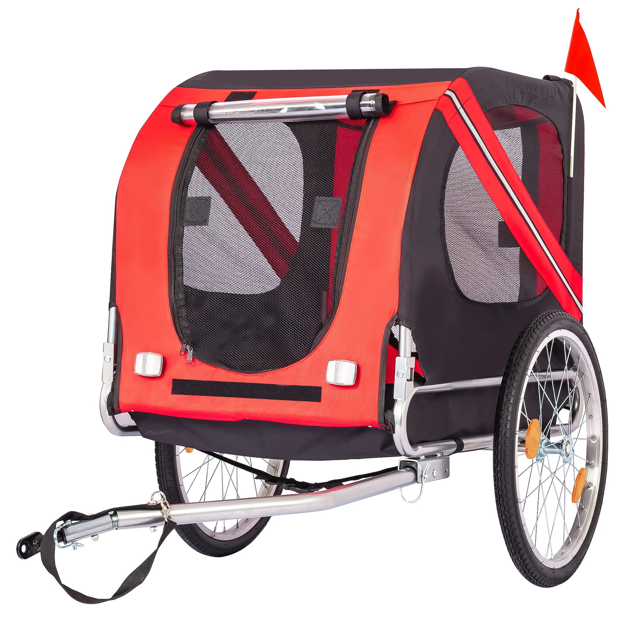 Steel Dog Bike Trailer w/ Universal Coupler