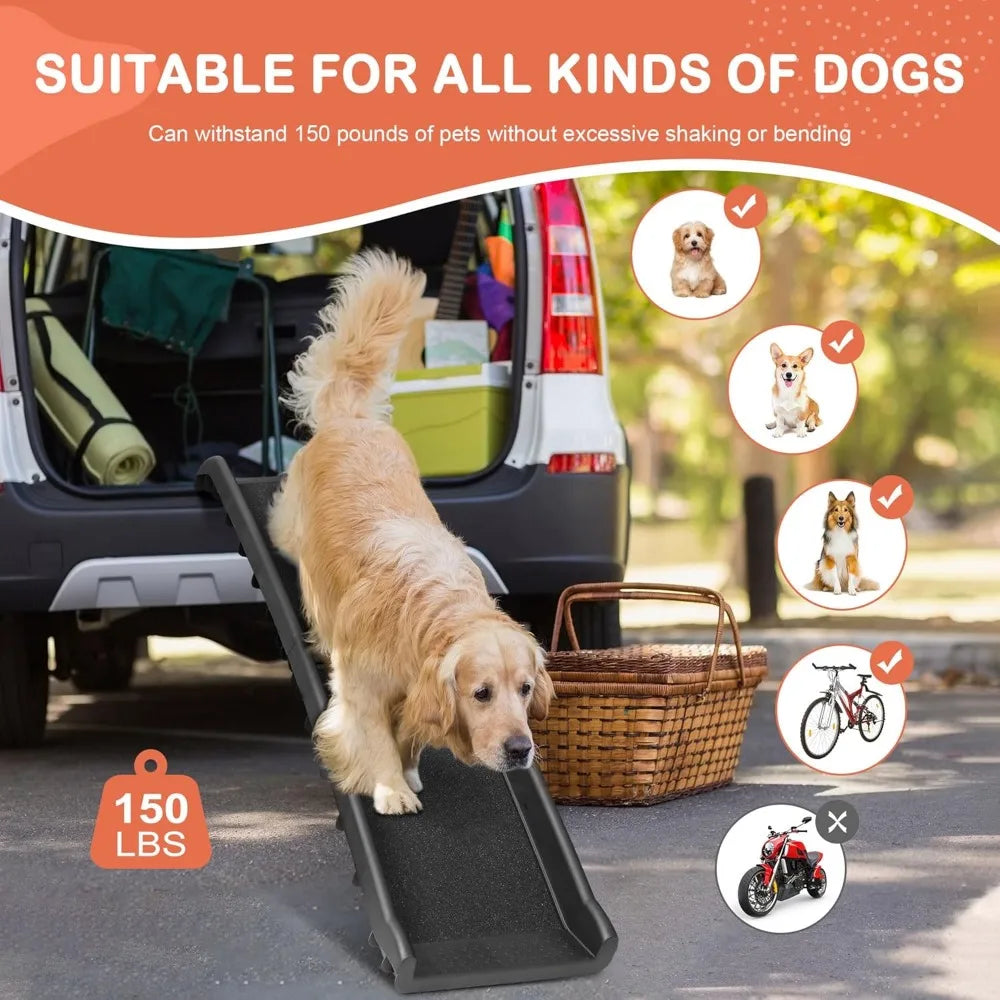 Folding Dog Ramp for Car, Truck, SUVs
