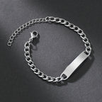 Custom Laser Engraved Photo Bracelets, Stainless Steel