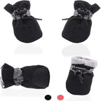 Waterproof Small Dog Boots - Non-slip Sole, Adjustable Drawstring