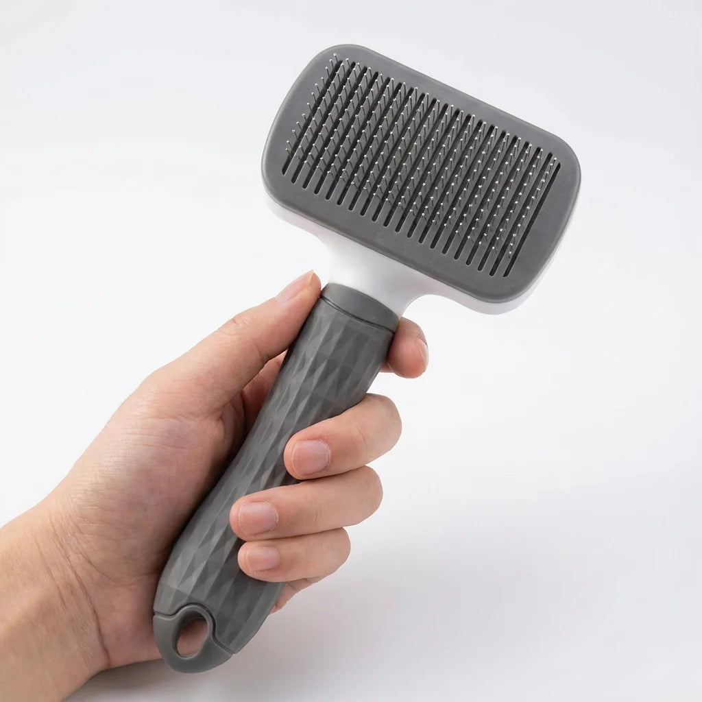 Washable Pet Brush, One Push Hair Release