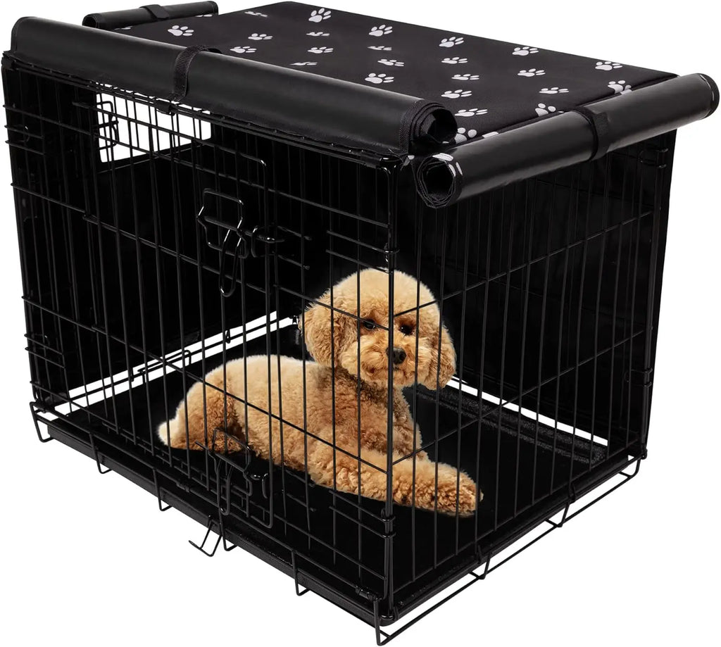 Durable Windproof Dog Crate Cover for 24-48 Inch Kennels